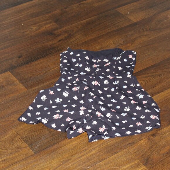 French Connection Floral Sleeveless Romper Size 0 - Picture 3 of 10